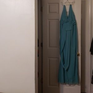 Teal formal dress